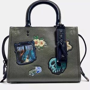 Disney X Coach Rogue 25 With Patches, NWOT